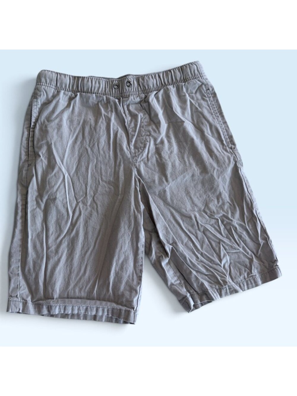 Sonoma Boys Gray Pull-On Cotton Shorts Size L (14/16)
